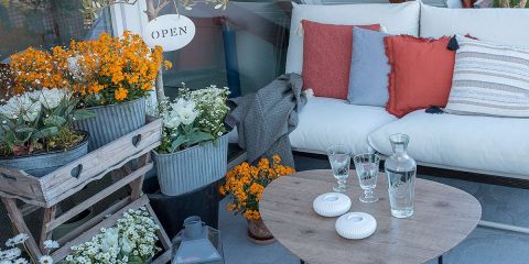 Frühlingsupdate für den Balkon mit Frühlingsblühern