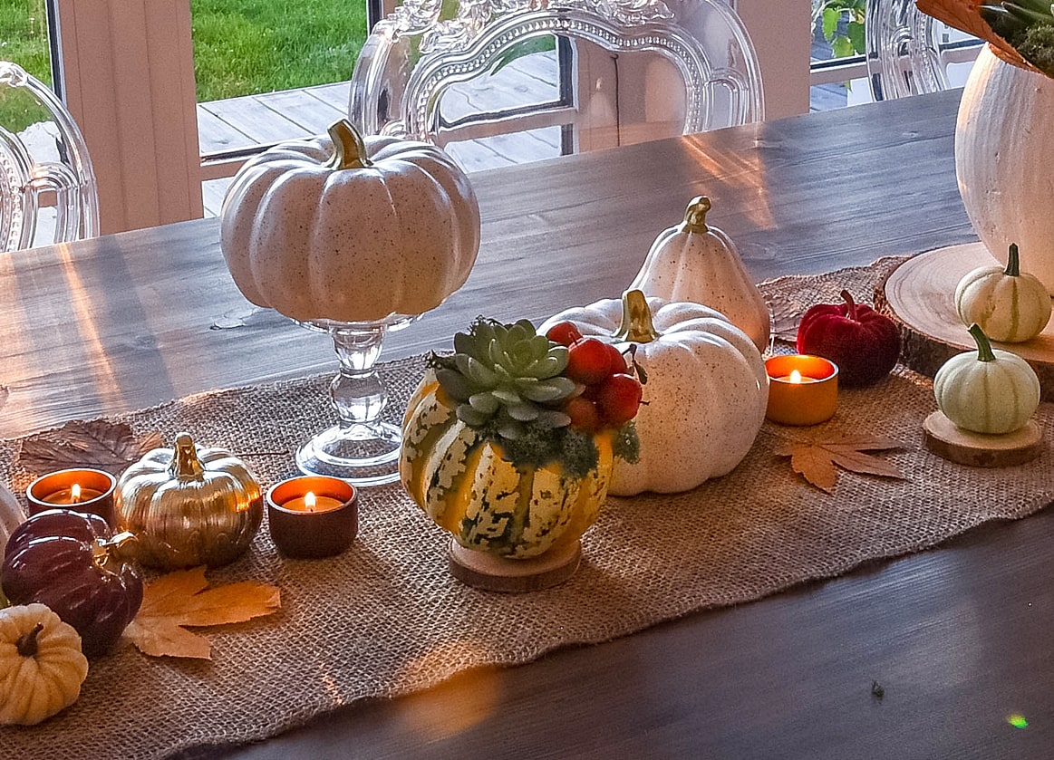 Natürliche Herbstdeko selber machen.