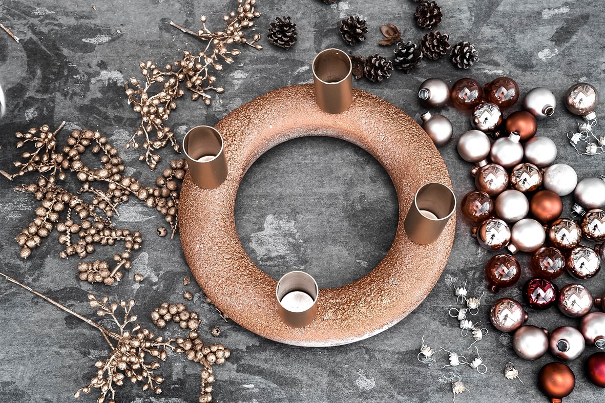 Kerzentülle befestigen