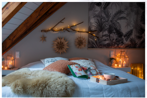 Gemütlichkeit im Schlafzimmer