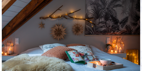 Gemütlichkeit im Schlafzimmer