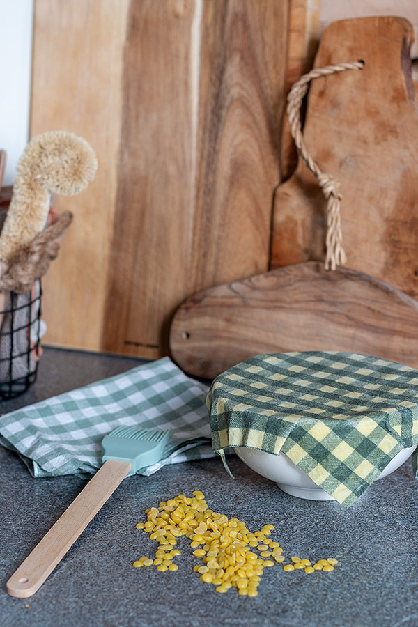DIY Bienenwachstücher eignen sich hervorragend zum Abdecken von Schüsseln